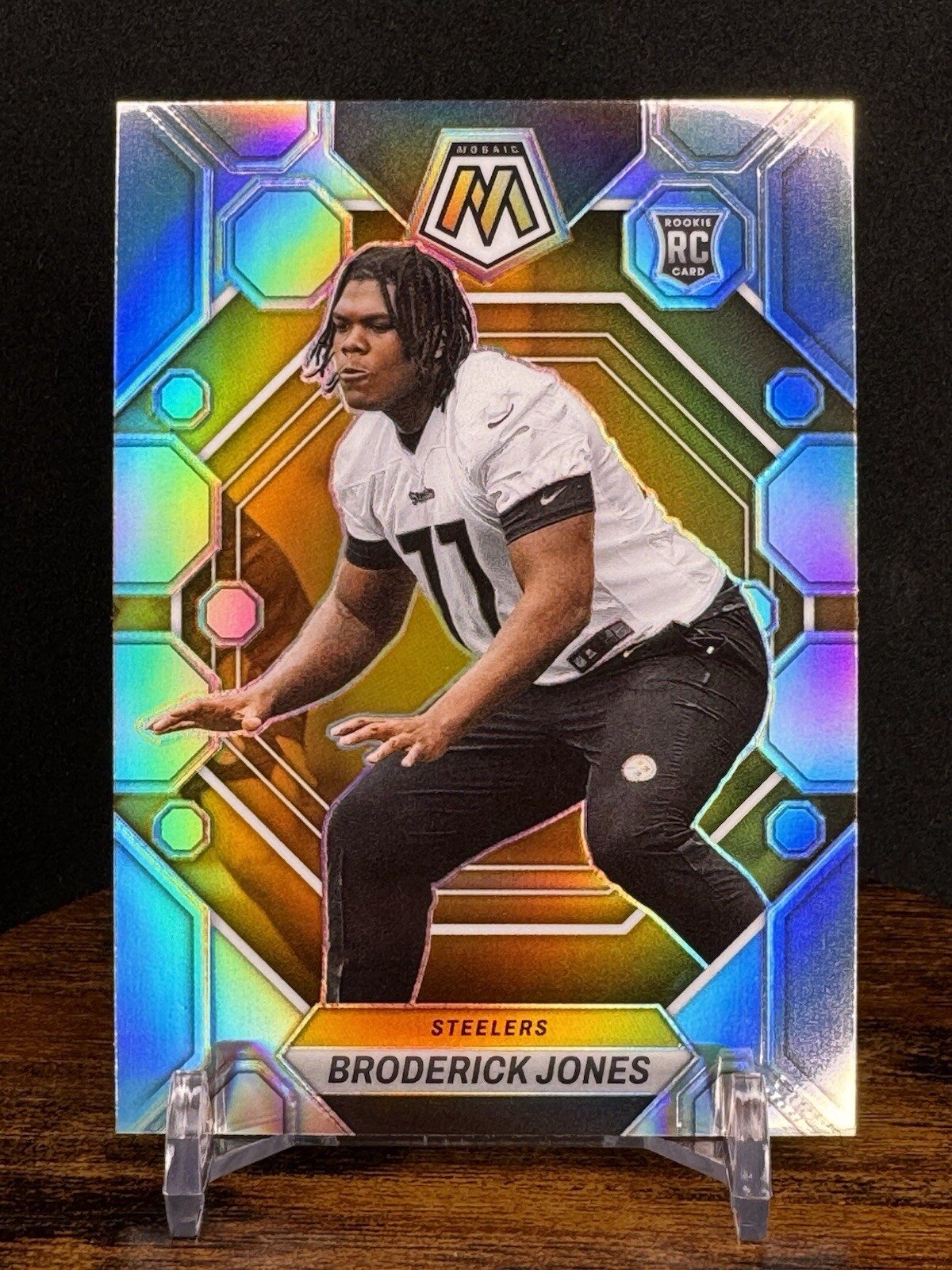 Broderick Jones Panini Mosaic #288 Silver