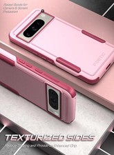 Poetic For Google Pixel 8 Pro Case Dual Layer Tough Rugged Slim Cover Pink