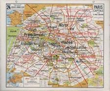 Carte Ecole Paris Vidal Lablache France Essonne Marne Yvelines seine Versailles
