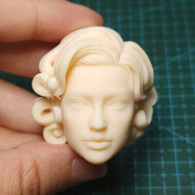 1/6 1/12 1/18 1/24 Curly Beauty Girl Head Sculpt Model For Action Figure Doll