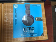 New JLAB Audio INTRO Bluetooth Wireless On Ear Headphones Purple/Gray New