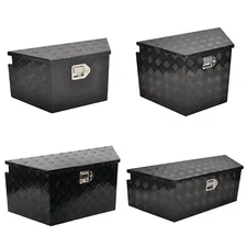 26/29/33/34/39/49 Inch Aluminum Pickup Truck Trailer Storage Tongue Tool Box