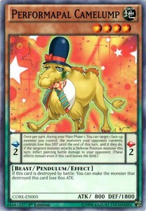 Performapal Camelump - CORE-EN005 - Common - 1st Edition x3 - Lightly Played