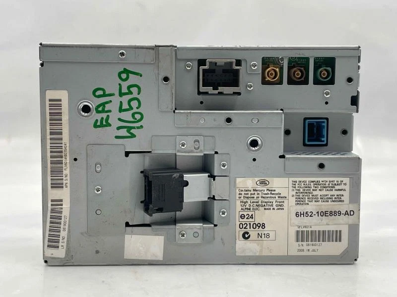 Tela de exibição de informações de navegação Land Rover LR2 2008-2012 fabricante de equipamento original - Imagem 3 de 4