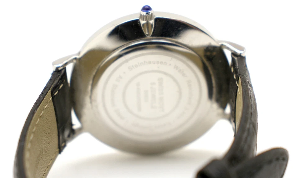 Steinhausen Classic Burgdorf White Dial Men's Watch S0520 NEED Battery - Image 2 of 4