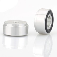 4pcs Aluminum Alloy HiFi Amp Isolation Feet Speaker Box Base Pad Cushion 20x10mm