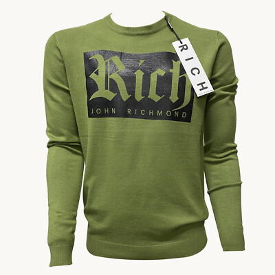 John Richmond maglia girocollo Sweater Zituna HMA19028MADN € 180,00 