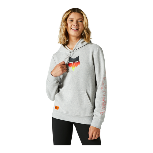 UG Apparel Women's Standard Comfort Zone Top - Heather Grey NCAA Fleece, Small - View #9