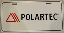 POLARTEC license plate booster Malden Mills Fleece Textile Milliken Clothing