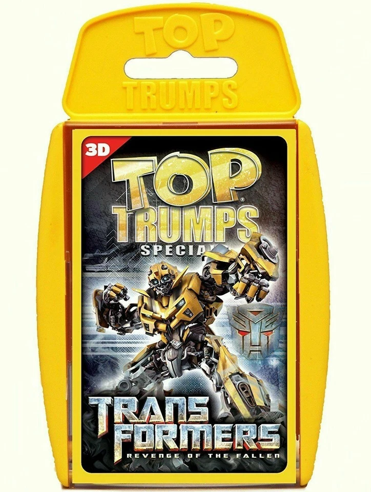 TRANSFORMERS REVENGE OF THE FALLEN 2009 TOP TRUMPS SPECIALS NEU UND VERSIEGELT