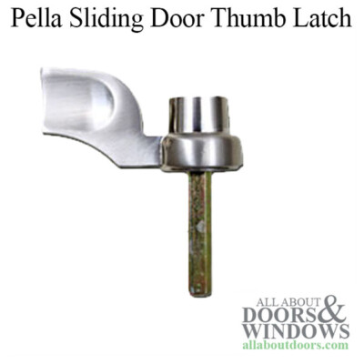 Pella Thumb Turn For Sliding Door Satin Nickel Metal Sliding Door