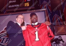 WARRICK DUNN - TAMPA BAY BUCS - NFL DRAFT  - Vintage 35mm Football Slide  7.10bc