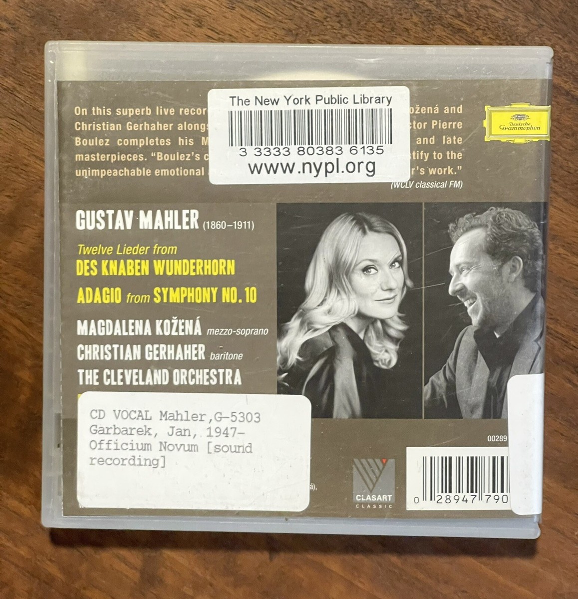 (未使用･未開封品)　Das Knaben Wunderhorn / Adagio from Symphony 10 [DVD] [Import] 7z28pnb Das Knaben Wunderhorn / Adagio from Symphony 10 [DVD] [Import