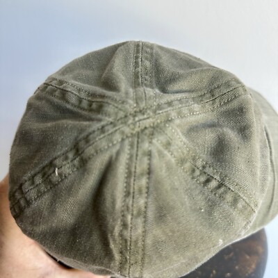Original WWII US Navy HBT Mechanics Cap N-3 Hat Size 7 1/4