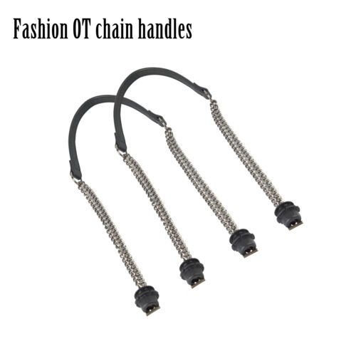 1 Pair Long Double Chain OT T OBag Handles with screw For Obag Shoulder HandBag - Afbeelding 1 van 28