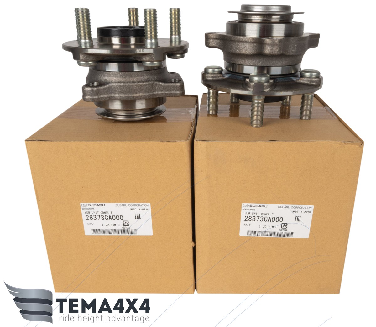 Genuine OEM 2x Front Wheel Bearing Hub for Subaru BRZ Toyota 86