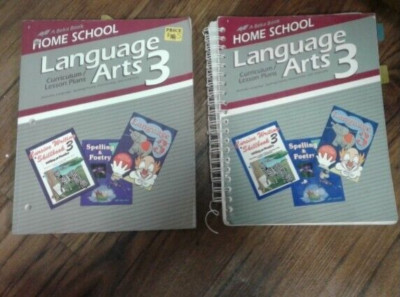 ABeka A Beka Language Arts 3 Curriculum Lesson Plans 3rd grade