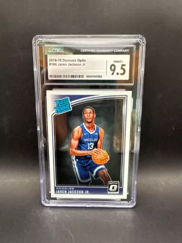 2018-19 Donruss Jaren Jackson Jr. Rated Rookie RC Memphis Grizzlies #188 CGC 9.5
