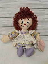 Raggedy Ann Doll Applause Plush Spring Limited Edition 7500 /w Tags & Bunny