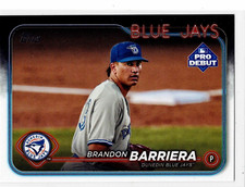 Brandon Barriera Toronto Blue Jays 2024 Topps Pro Debut Pro Debut