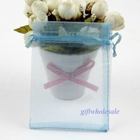 100 OrganzasäCkchen Organzabeutel Geschenkbeutel Schmuckbeutel Hochzeit Partei