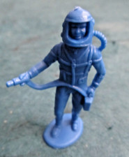 Vintage MPC blue Spaceman plastic figure toy