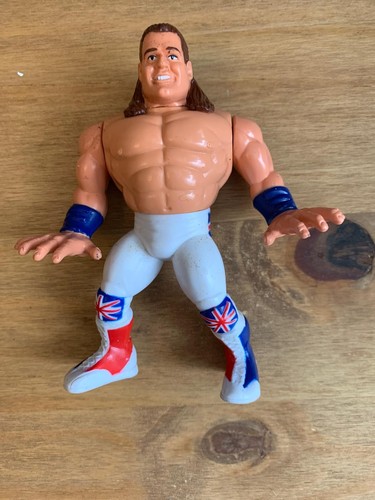 Vintage Hasbro WWF Series 4 British Bulldog...