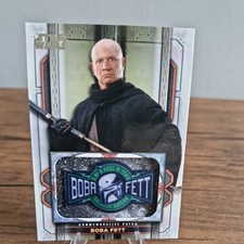 STAR WARS BOOK OF BOBA FETT SEASON 1 TRADING CHASE CARD TOPPS PATCH MP-9 RELIC