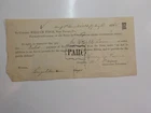 Civil War Document 1865 Woman 8th Connecticut Signature Paper Money Parsons VTG