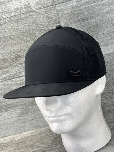 Melin Trenches Icon Hydro Performance Snapback Flat Bill Hat Cap Classic OSFA - Picture 18 of 24