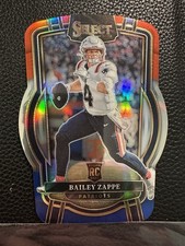 2022 Panini Select Bailey Zappe Club Level Red/Blue #231 Patriots