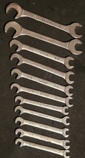 11pc Meteor - Sae - Double Open End Ignition Wrench Specialty Midget Set 