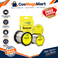 100 Fluorocarbon Fishing Line - Multi-Species, Clear, Casting  Live Bait, Size