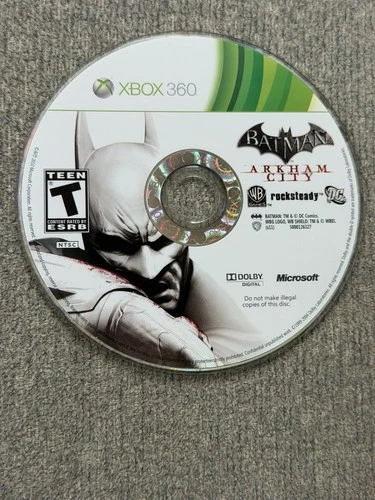 Batman: Arkham City (Microsoft Xbox 360, 2011) Disc Only Tested