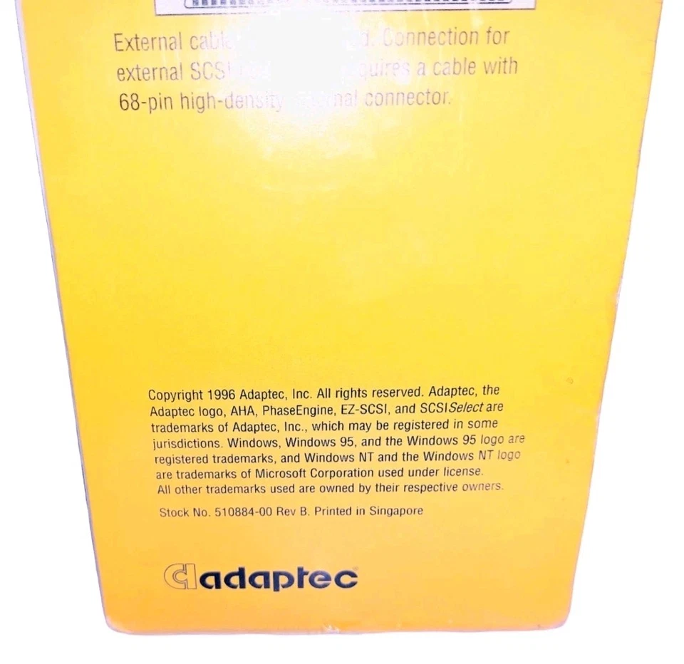 Adaptec AHA-2940 Ultra High-Performance PCI to Ultra SCSI Host Adapter - SEALED - Image 4 of 4