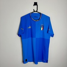 Italy Football Shirt Jersey 2022/23 Authentic Home (M) 0422