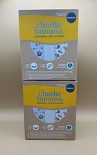 Brand NEW Charlie Banana 6 Reusable Cloth Diapers Inserts Newborn