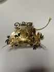 5pc Set 2007 Danbury Mint Gold Plated Christmas Ornaments — photo 6