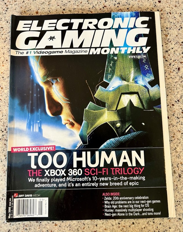 Electronic Gaming Monthly EGM 203 May 2006 Too Human Zelda: 20th Anniversary