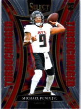 2024 Panini Select Turbocharged #21 Michael Penix Jr. Rookie Atlanta Falcons