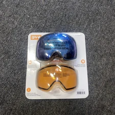 Spy+ Mainstay Dual Lens Snow Goggles (Helmet Compatible w/ Storage Bag) - NOB