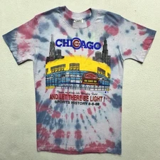 Vintage 80s Chicago Cubs Let There Be Light Wrigley’s 1st Night Game 1988 Small