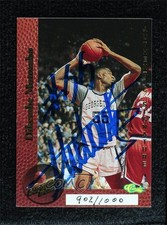 1995 Classic Superior Pix Auto 902/1000 Dikembe Mutombo Auto HOF 3c7
