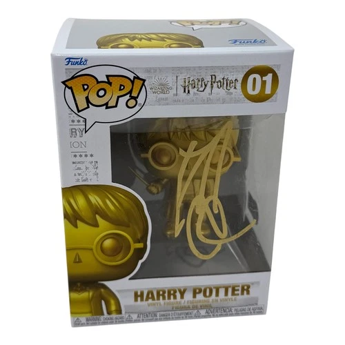 Daniel Radcliffe Signed Harry Potter Funko Pop #01 Autograph Figure Beckett COA