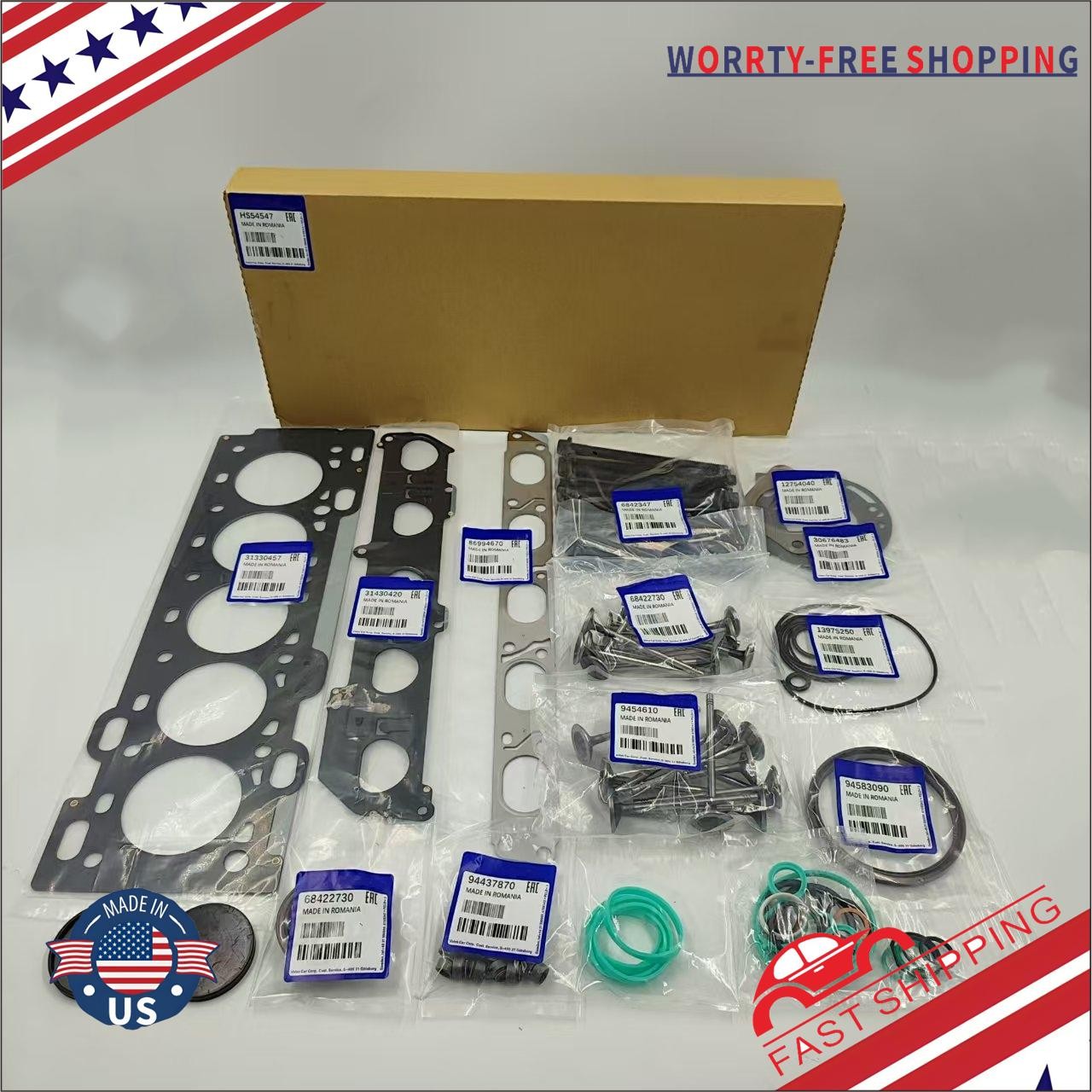 OEM For Volvo C30 C70 S40 S60 V50 V60 2.5L W/ Bolts Cylinder Head Gasket Set USA