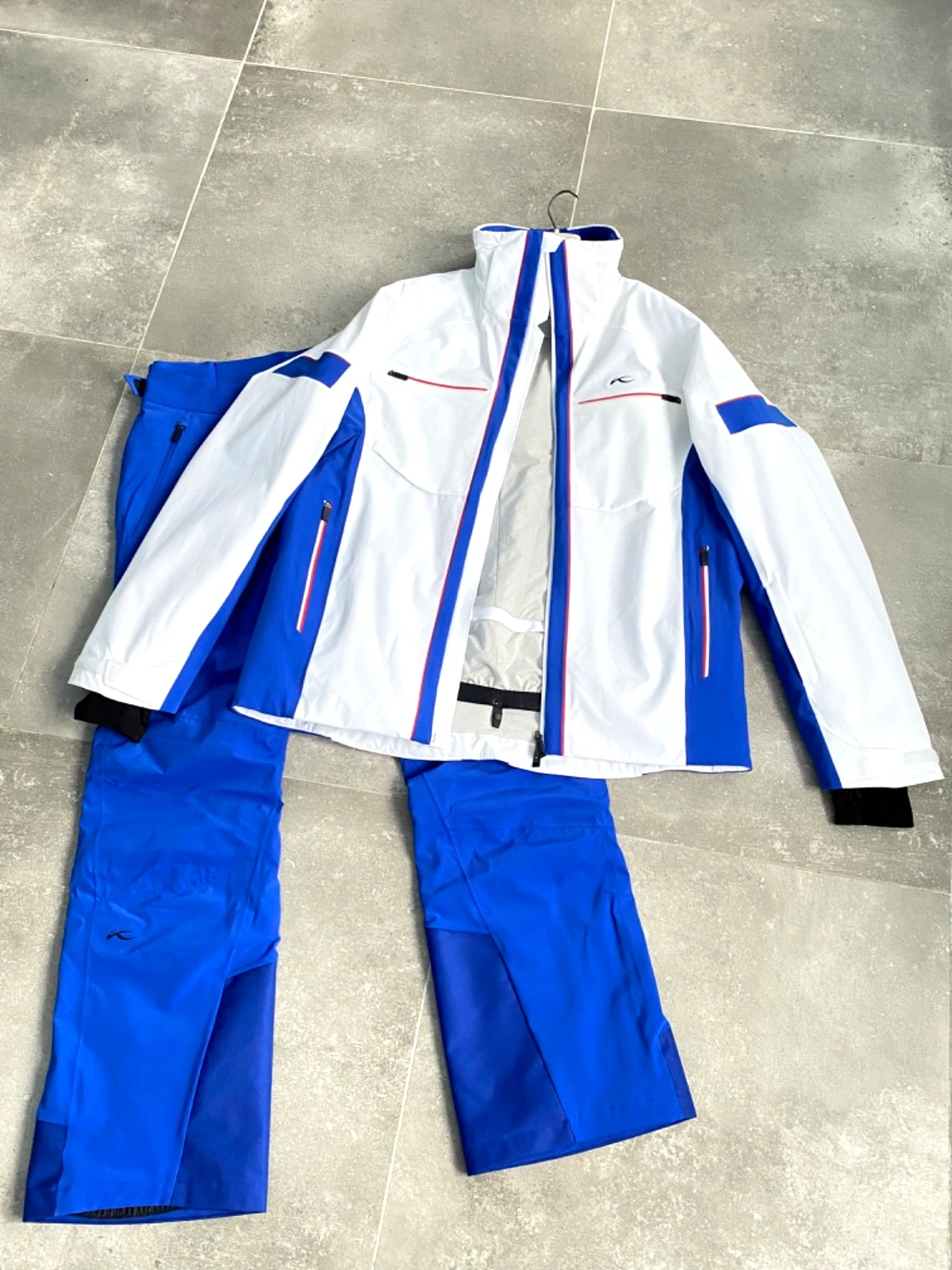 Mens KJUS Ski Suit Outdoor Waterproof Jacket Coat Pants Trousers Padded EU 54 XL
