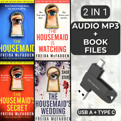 Freida McFadden Collection 4 Books Set:  AUDIOBOOKS + READING FILES (ON USB)