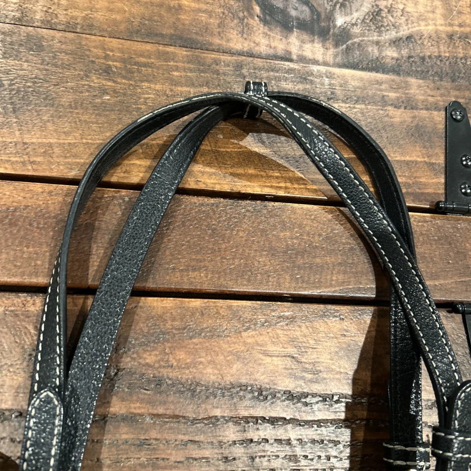 Dooney & Bourke Black Tote Pebbled Leather Bag - Image 2 of 4