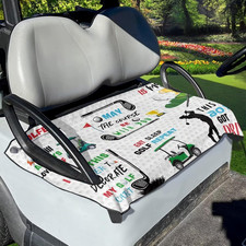 Golf Cart Seat Covers for 2-Person Seats Non-Slip Golf Cart Seat Towel Protec...