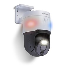 Swann 4K Add-On NVR Pan  Tilt Security Camera w 2-Way Talk White SWNHD-900PT-US